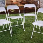 Folding chairs with cushions